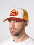 Бейсболка STETSON арт. 7741160 TRUCKER CAP STETON‘S DINER (кремовый / красный)